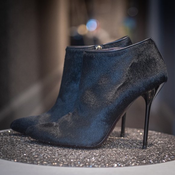 Gucci Mohair Black Booties - Picture 1 of 5